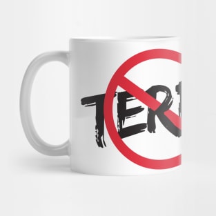 No Terfs Here - Terfs Crossed Out Mug